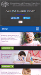 Mobile Screenshot of breakthroughtherapyservices.com